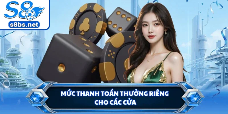 Mức thanh toán thưởng riêng cho các cửa