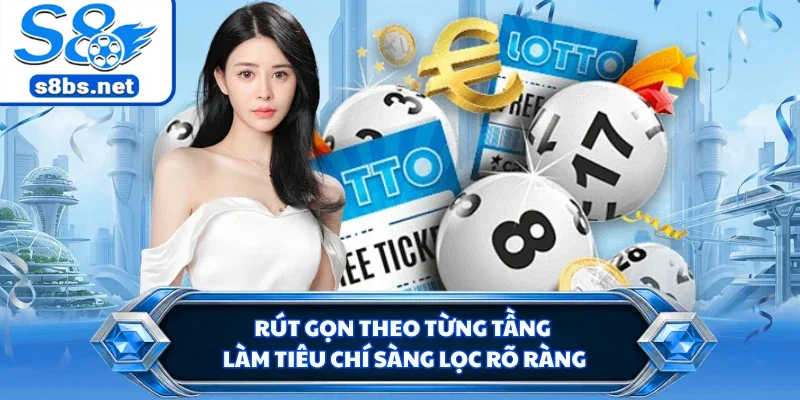 Rút gọn theo từng tầng làm tiêu chí sàng lọc rõ ràng